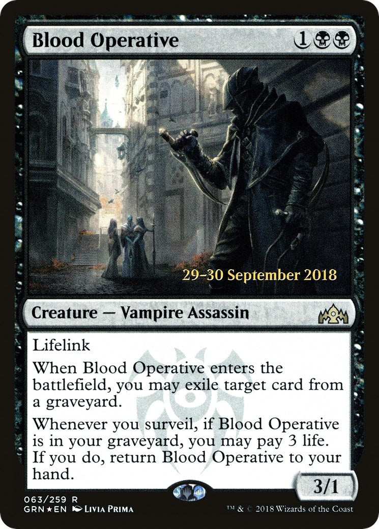Image for Blood Operative (63) (Prerelease Cards) - Magic: The Gathering