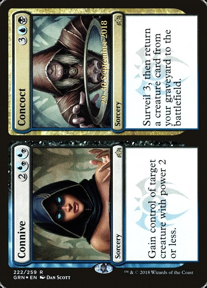 Image for Connive // Concoct (222) (Prerelease Cards) - Magic: The Gathering