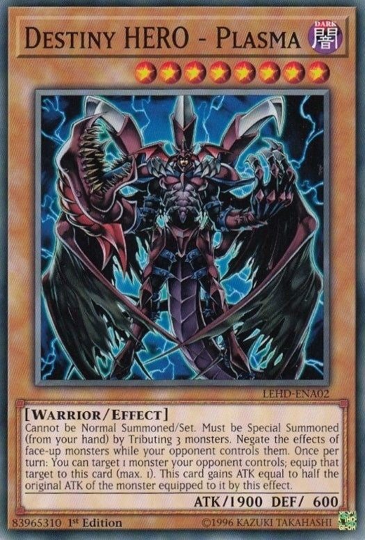 Image for Destiny HERO - Plasma (LEHD-ENA02) (LDK4) - YuGiOh