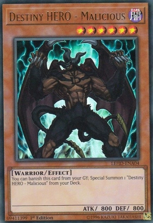 Image for Destiny HERO - Malicious (UR) (LEHD-ENA04) (LDK4) - YuGiOh