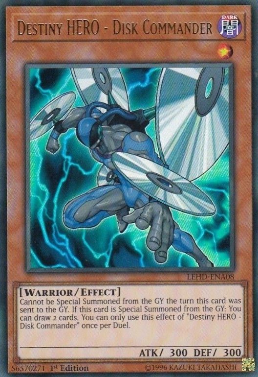 Image for Destiny HERO - Disk Commander (LEHD-ENA08) (LDK4) - YuGiOh