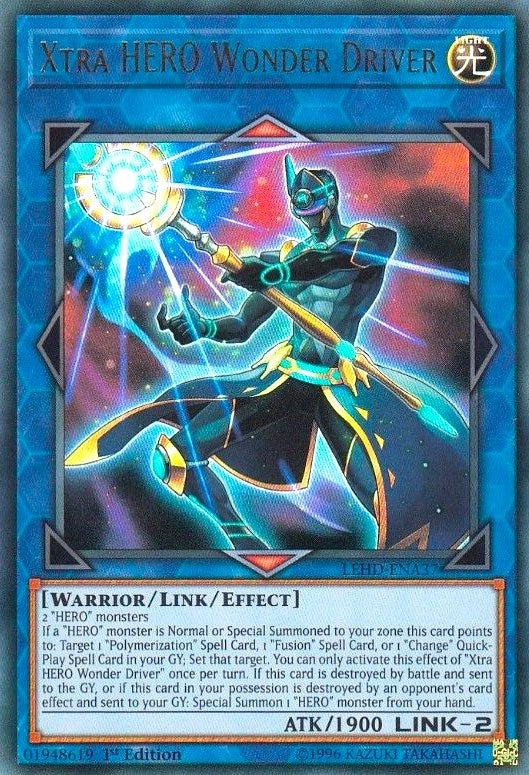 Image for Xtra HERO Wonder Driver (LEHD-ENA37) (LDK4) - YuGiOh