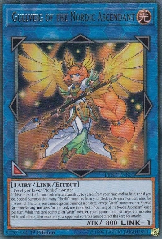 Image for Gullveig of the Nordic Ascendant (LEHD-ENB00) (LDK4) - YuGiOh