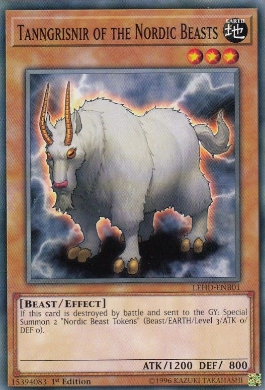 Image for Tanngrisnir of the Nordic Beasts (LEHD-ENB01) (LDK4) - YuGiOh