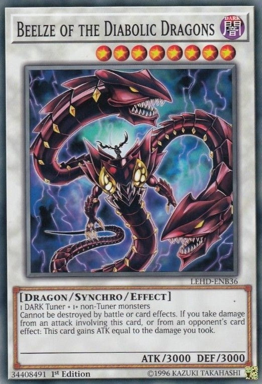 Image for Beelze of the Diabolic Dragons (LEHD-ENB36) (LDK4) - YuGiOh