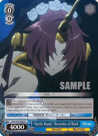 Image for "Battle Ready" Berserker of Black (APO/S53-E067 R) (Fate/Apocrypha) - Weiss Schwarz