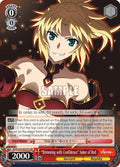 Image for "Brimming with Confidence" Saber of Red (SR) (APO/S53-E027S SR) (Fate/Apocrypha) - Weiss Schwarz