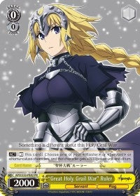 Image for "Great Holy Grail War" Ruler (APO/S53-PE02 PR) (Fate/Apocrypha) - Weiss Schwarz