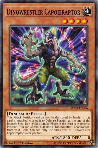Image for Dinowrestler Capoeiraptor (SOFU-EN006) (SOFU) - YuGiOh