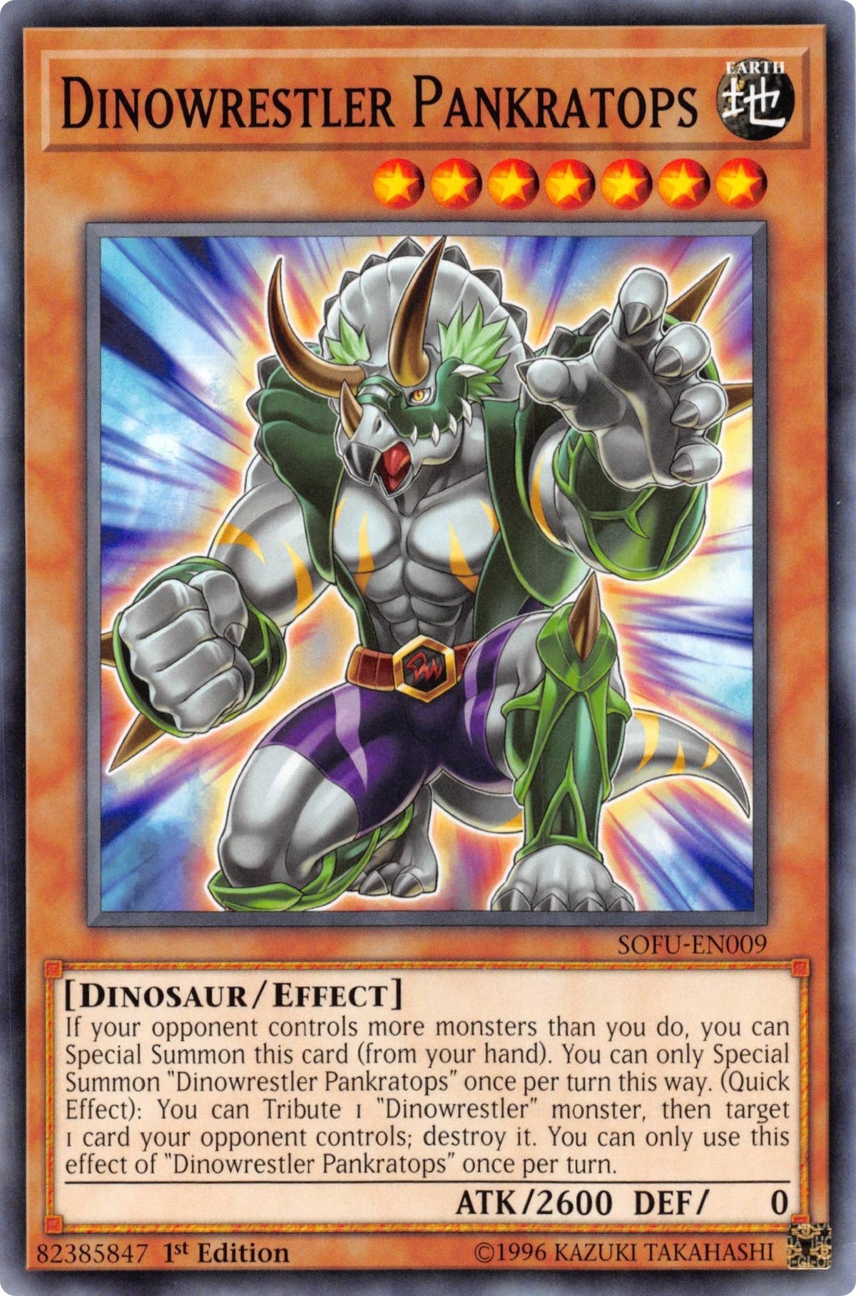 Image for Dinowrestler Pankratops (SOFU-EN009) (SOFU) - YuGiOh
