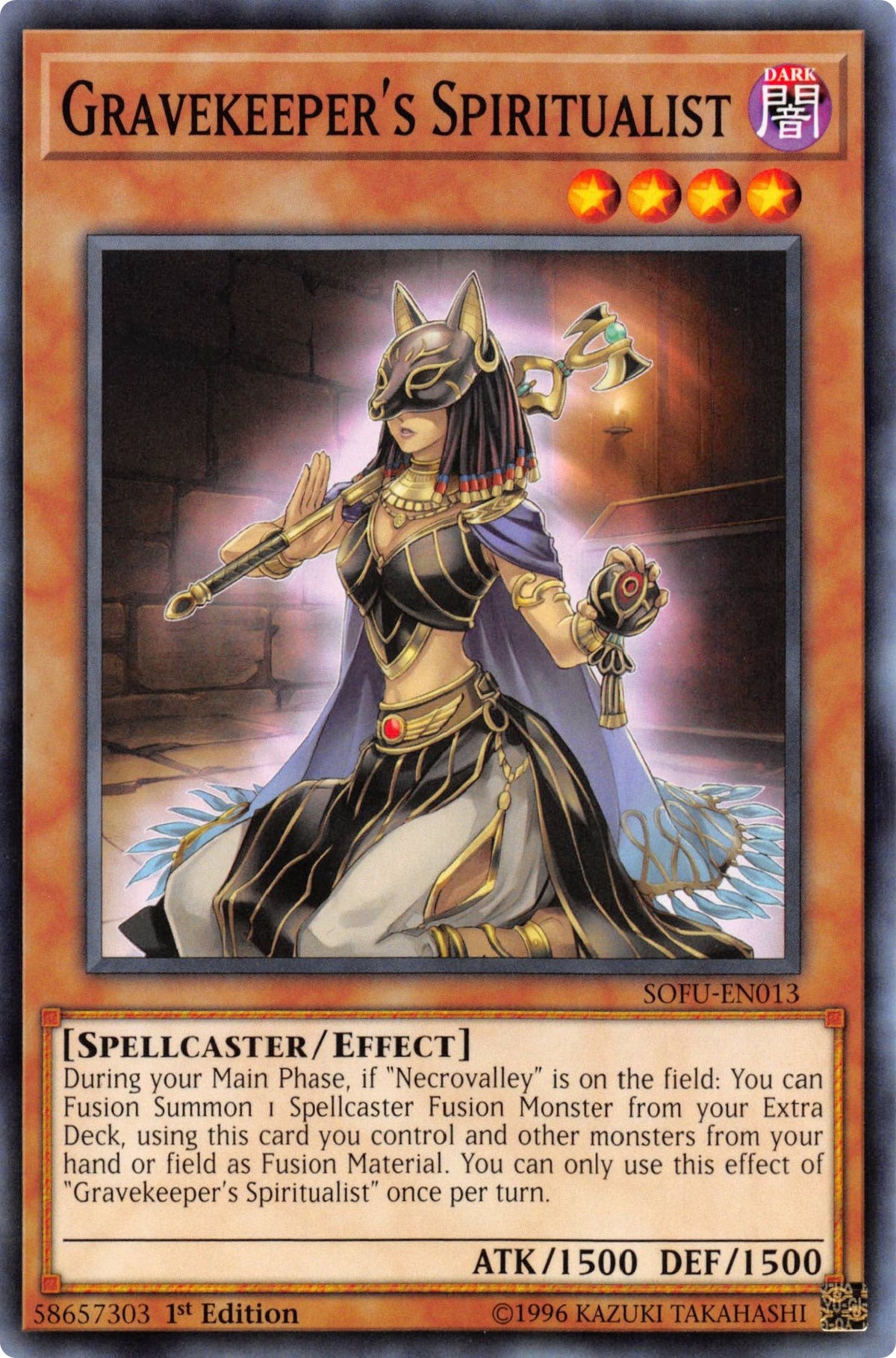 Image for Gravekeeper's Spiritualist (SOFU-EN013) (SOFU) - YuGiOh