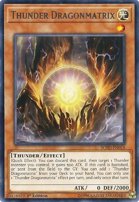 Image for Thunder Dragonmatrix (SOFU-EN018) (SOFU) - YuGiOh