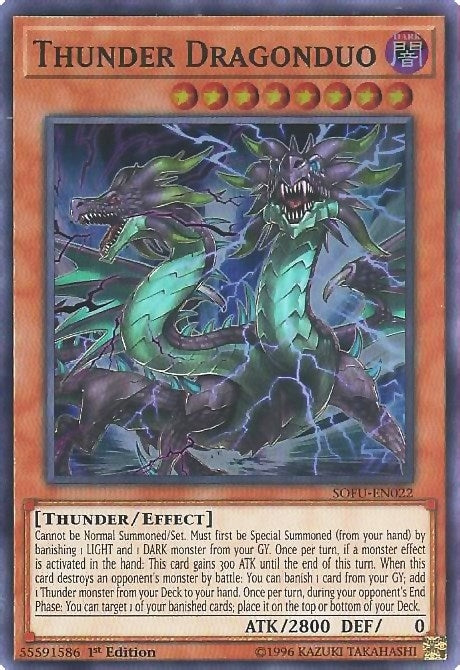 Image for Thunder Dragonduo (SOFU-EN022) (SOFU) - YuGiOh