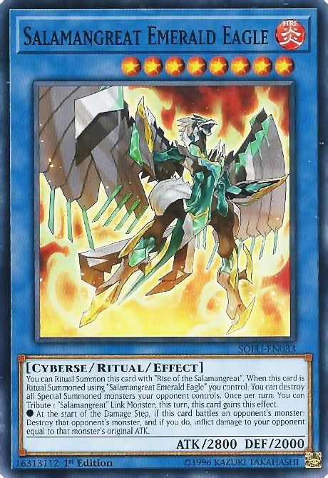 Image for Salamangreat Emerald Eagle (SOFU-EN033) (SOFU) - YuGiOh