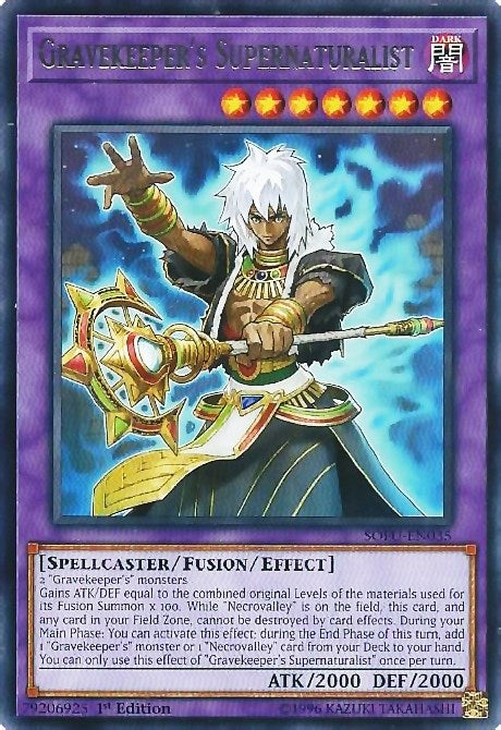 Image for Gravekeeper's Supernaturalist (SOFU-EN035) (SOFU) - YuGiOh
