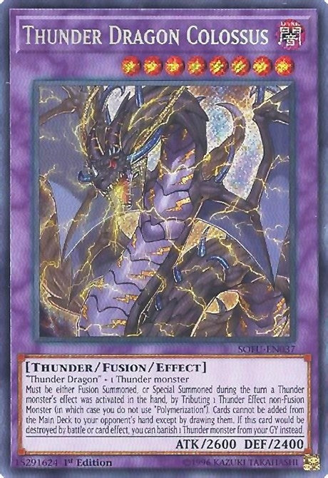 Image for Thunder Dragon Colossus (SOFU-EN037) (SOFU) - YuGiOh