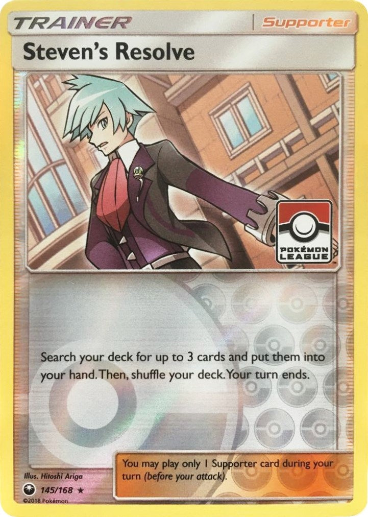 Image for Steven's Resolve - 145/168 (Pokemon League) (145/168) (PR) - Pokemon