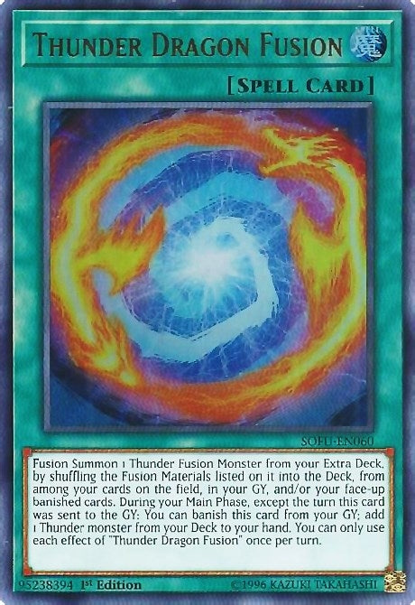 Image for Thunder Dragon Fusion (SOFU-EN060) (SOFU) - YuGiOh