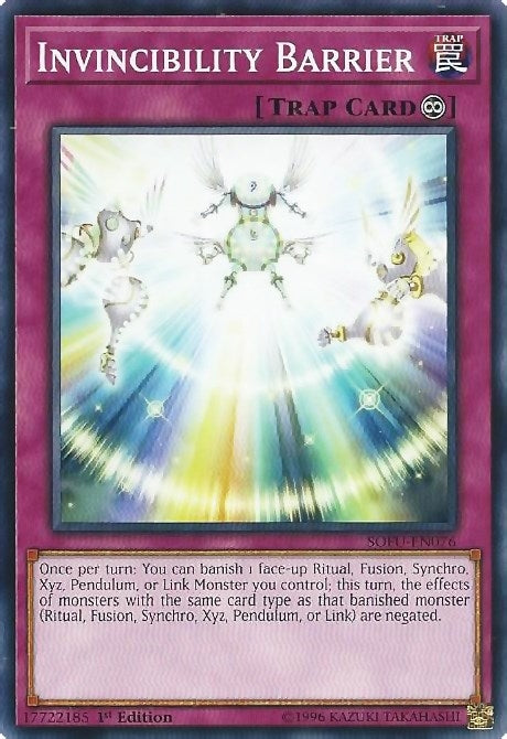 Image for Invincibility Barrier (SOFU-EN076) (SOFU) - YuGiOh