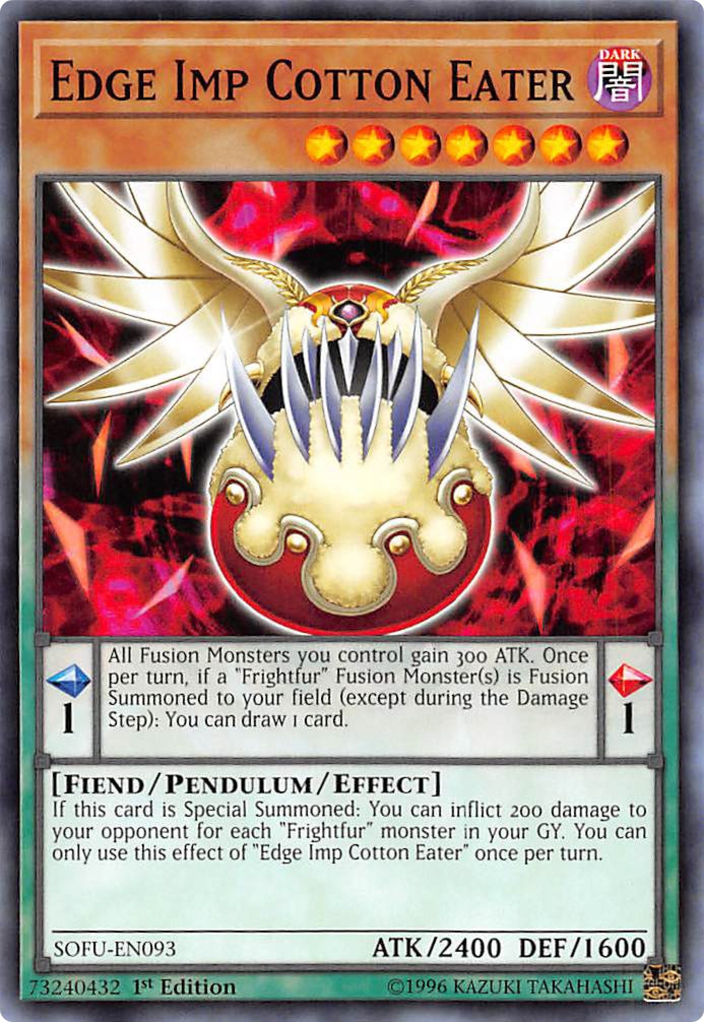 Image for Edge Imp Cotton Eater (SOFU-EN093) (SOFU) - YuGiOh