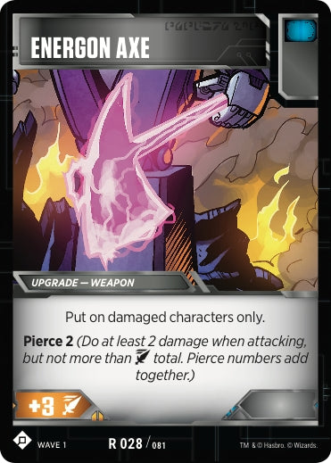 Image for Energon Axe (28) (Wave 1) - Transformers TCG