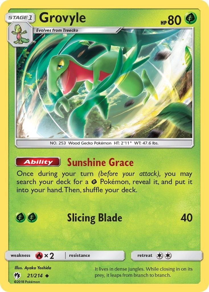 Image for Grovyle (21/214) (SM8) - Pokemon