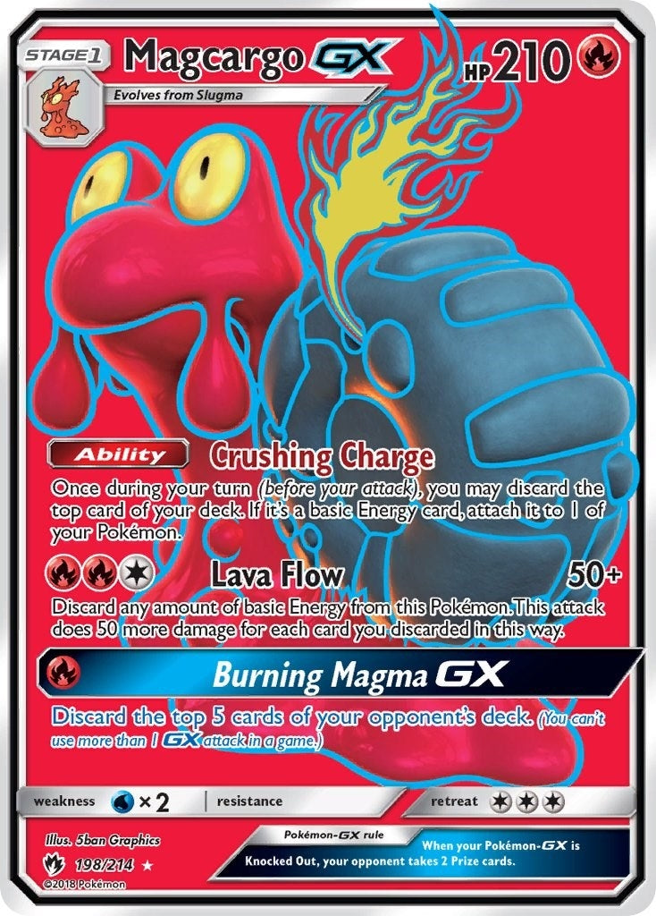 Image for Magcargo GX (Full Art) (198/214) (SM8) - Pokemon