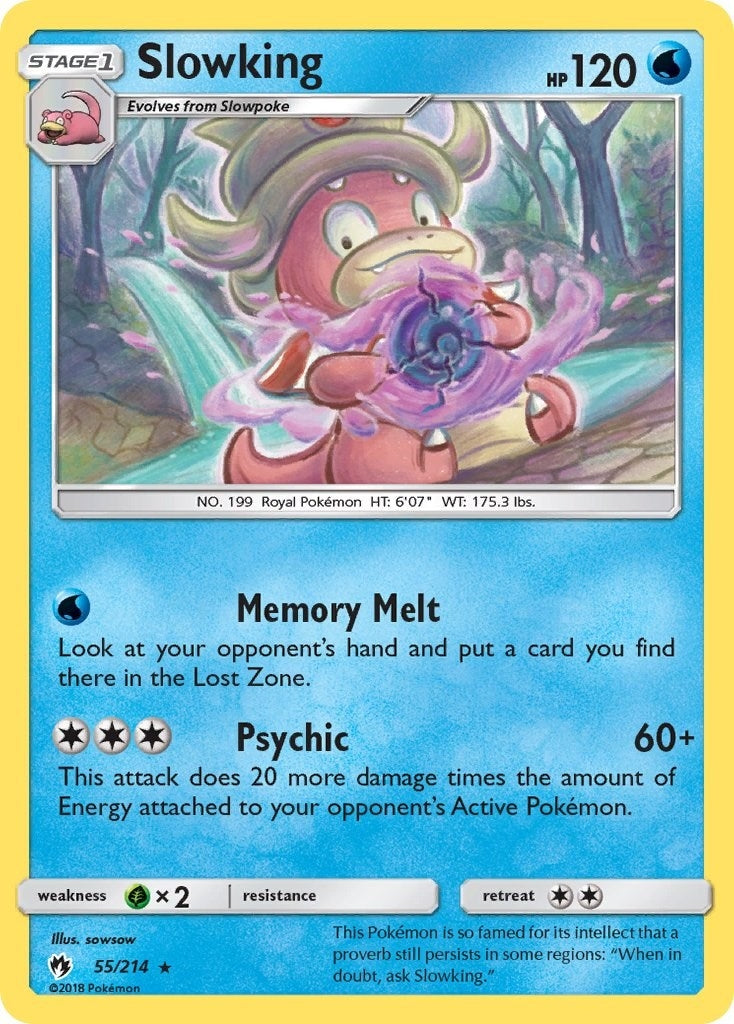 Image for Slowking (55/214) (SM8) - Pokemon