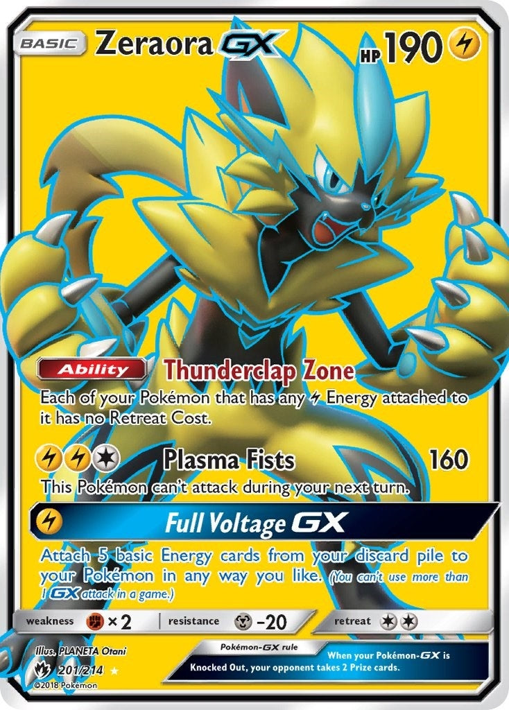 Image for Zeraora GX (Full Art) (201/214) (SM8) - Pokemon