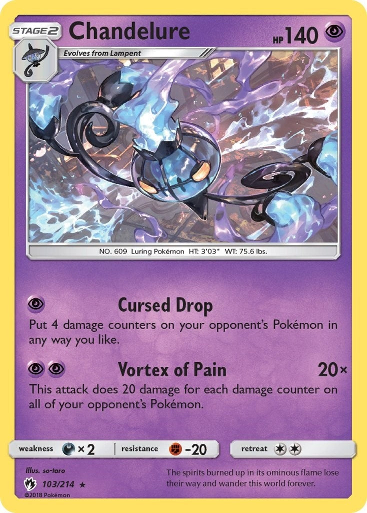 Image for Chandelure (103/214) (SM8) - Pokemon