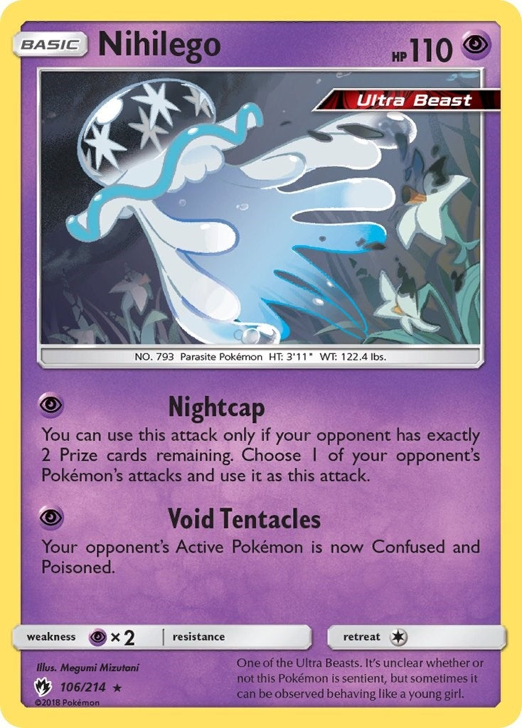 Image for Nihilego (106/214) (SM8) - Pokemon