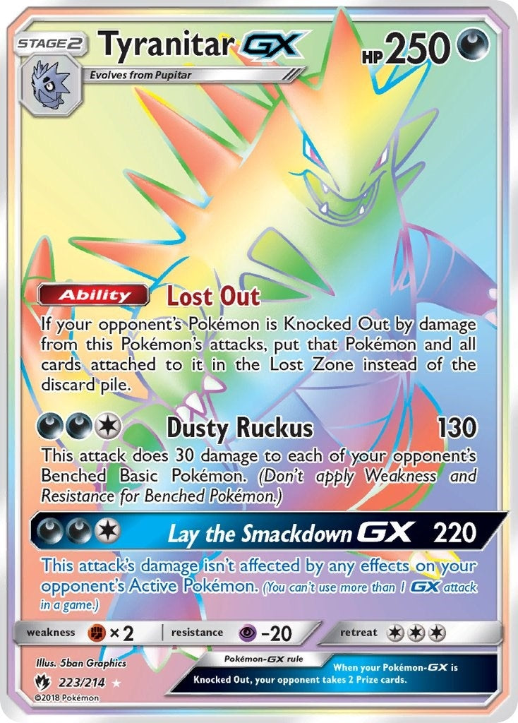 Image for Tyranitar GX (Secret) (223/214) (SM8) - Pokemon