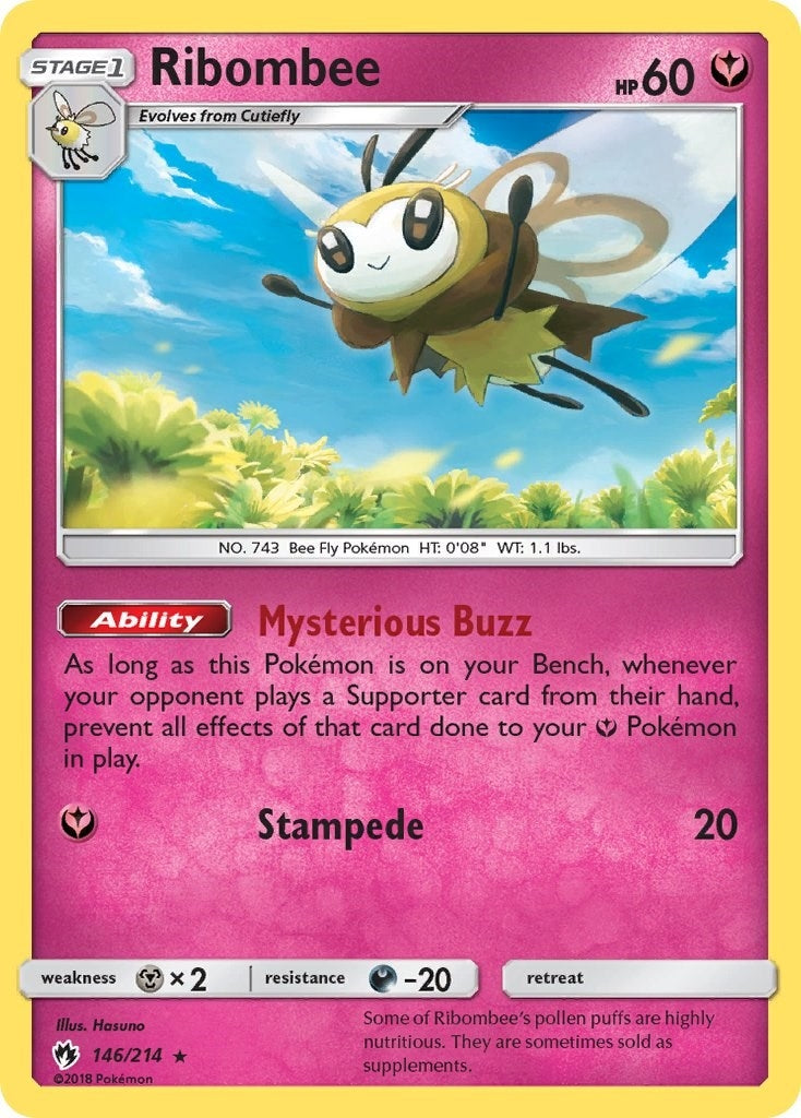 Image for Ribombee (146/214) (SM8) - Pokemon