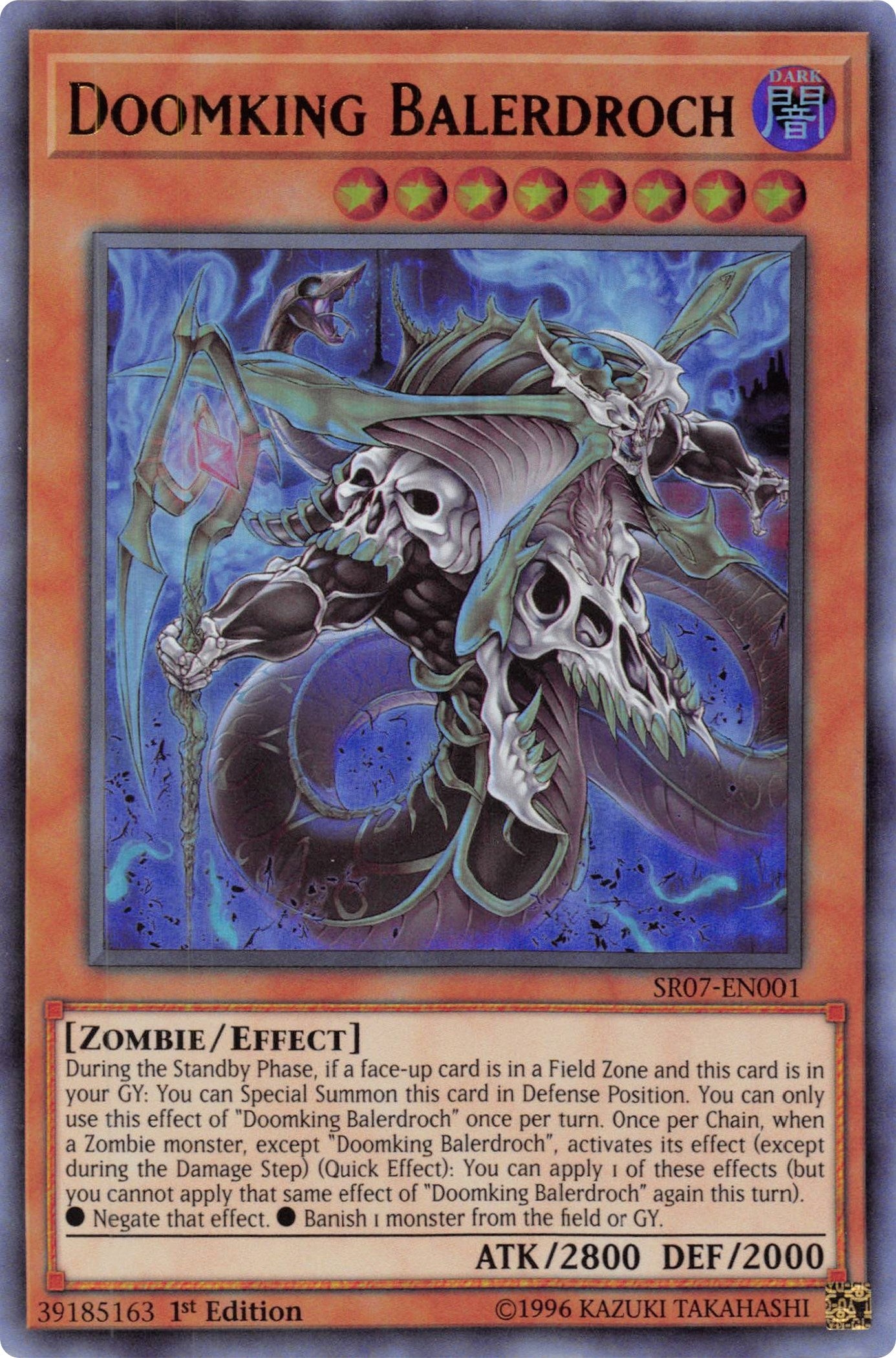 Image for Doomking Balerdroch (SR07-EN001) (SR07) - YuGiOh