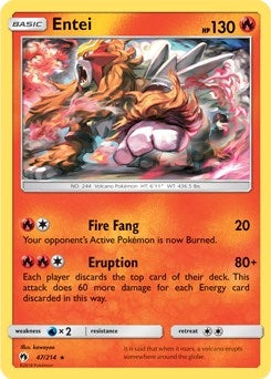 Image for Entei - 47/214 (SM Lost Thunder) (047/214) (PR) - Pokemon