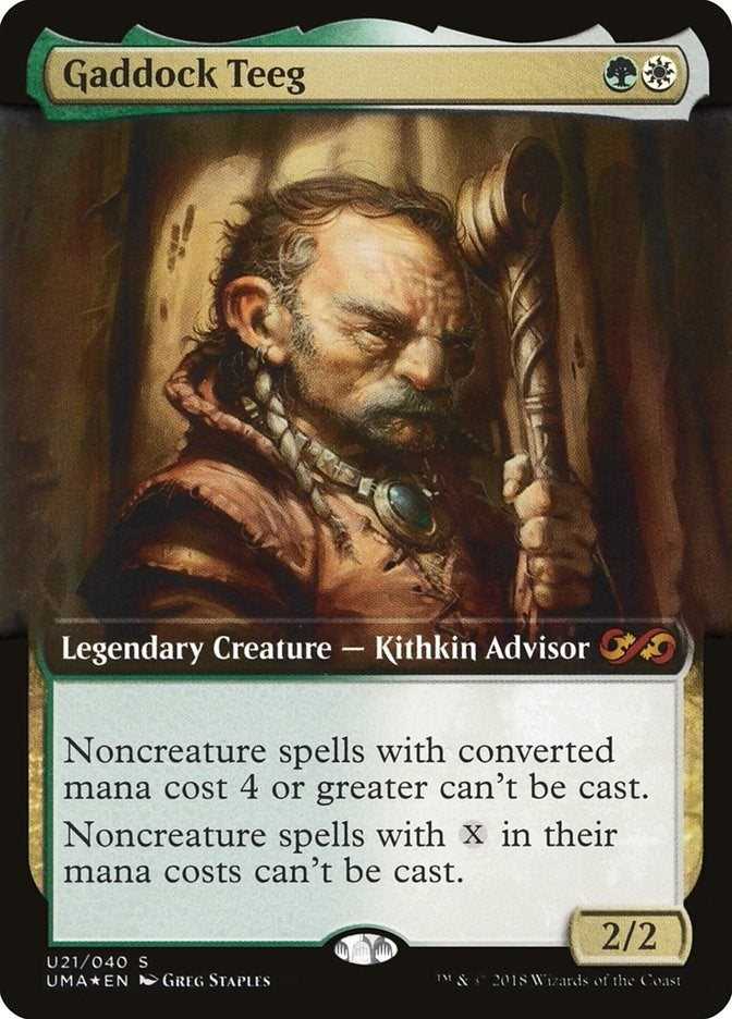 Image for Gaddock Teeg (U21) (Ultimate Masters: Box Toppers) - Magic: The Gathering
