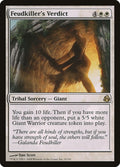 Image for Feudkiller's Verdict (9) (Morningtide) - Magic: The Gathering
