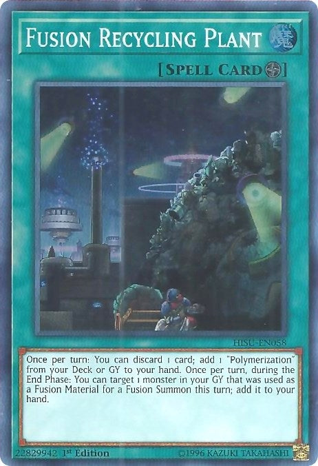 Image for Fusion Recycling Plant (HISU-EN058) (HISU) - YuGiOh