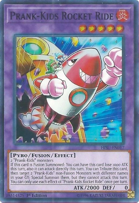 Image for Prank-Kids Rocket Ride (HISU-EN017) (HISU) - YuGiOh