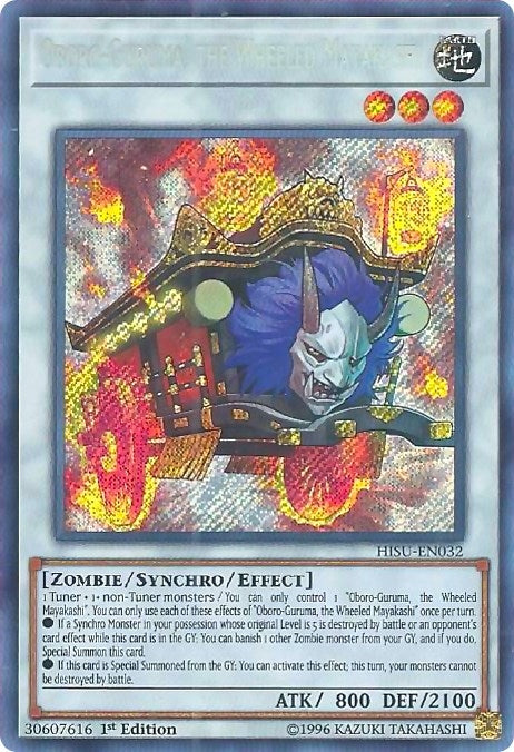 Image for Oboro-Guruma, the Wheeled Mayakashi (HISU-EN032) (HISU) - YuGiOh