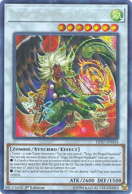 Image for Tengu, the Winged Mayakashi (HISU-EN034) (HISU) - YuGiOh
