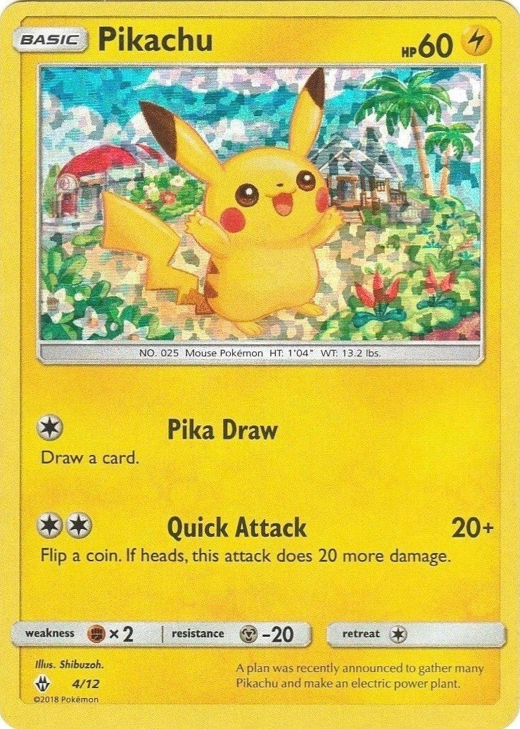 Image for Pikachu (004/012) (MCD18) - Pokemon