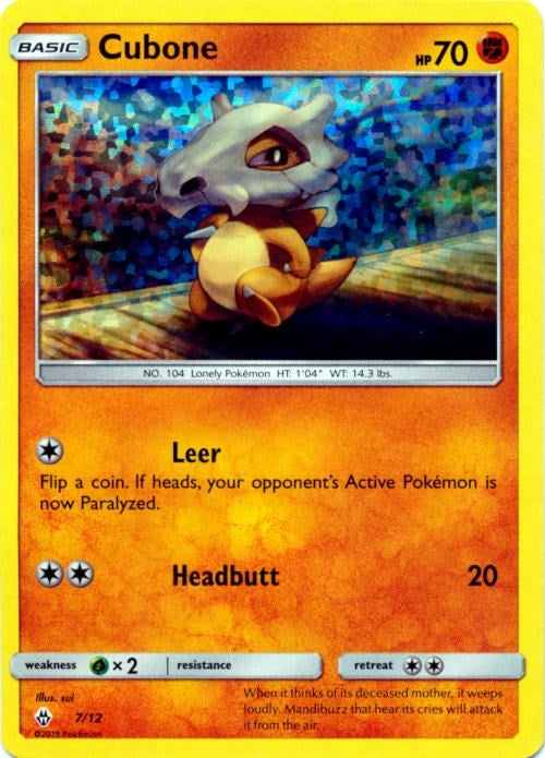 Image for Cubone (007/012) (MCD18) - Pokemon