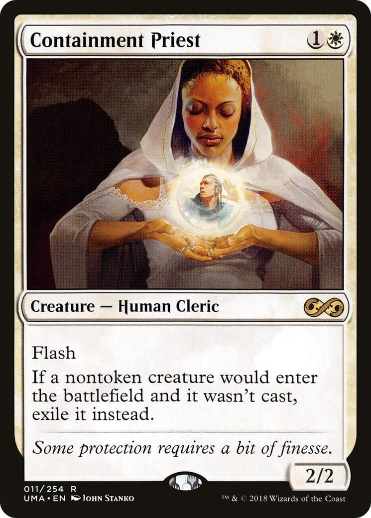 Image for Containment Priest (11) (Ultimate Masters) - Magic: The Gathering