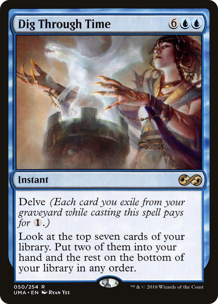 Image for Dig Through Time (50) (Ultimate Masters) - Magic: The Gathering