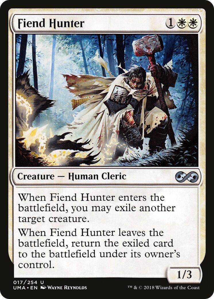 Image for Fiend Hunter (17) (Ultimate Masters) - Magic: The Gathering