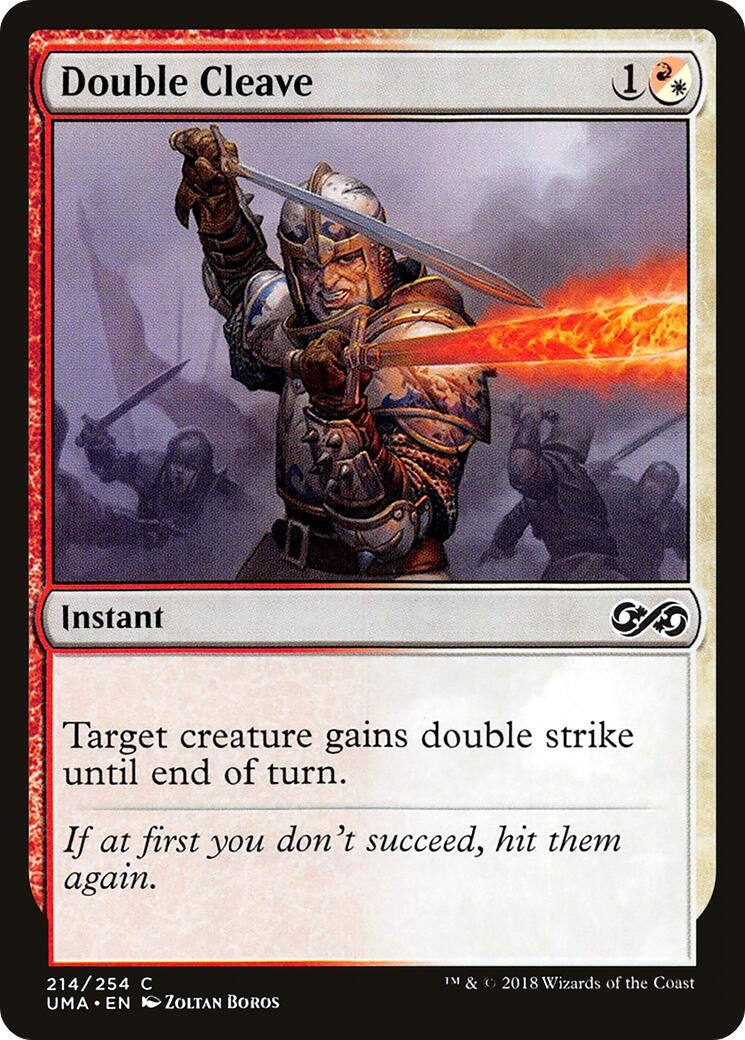 Image for Double Cleave (214) (Ultimate Masters) - Magic: The Gathering