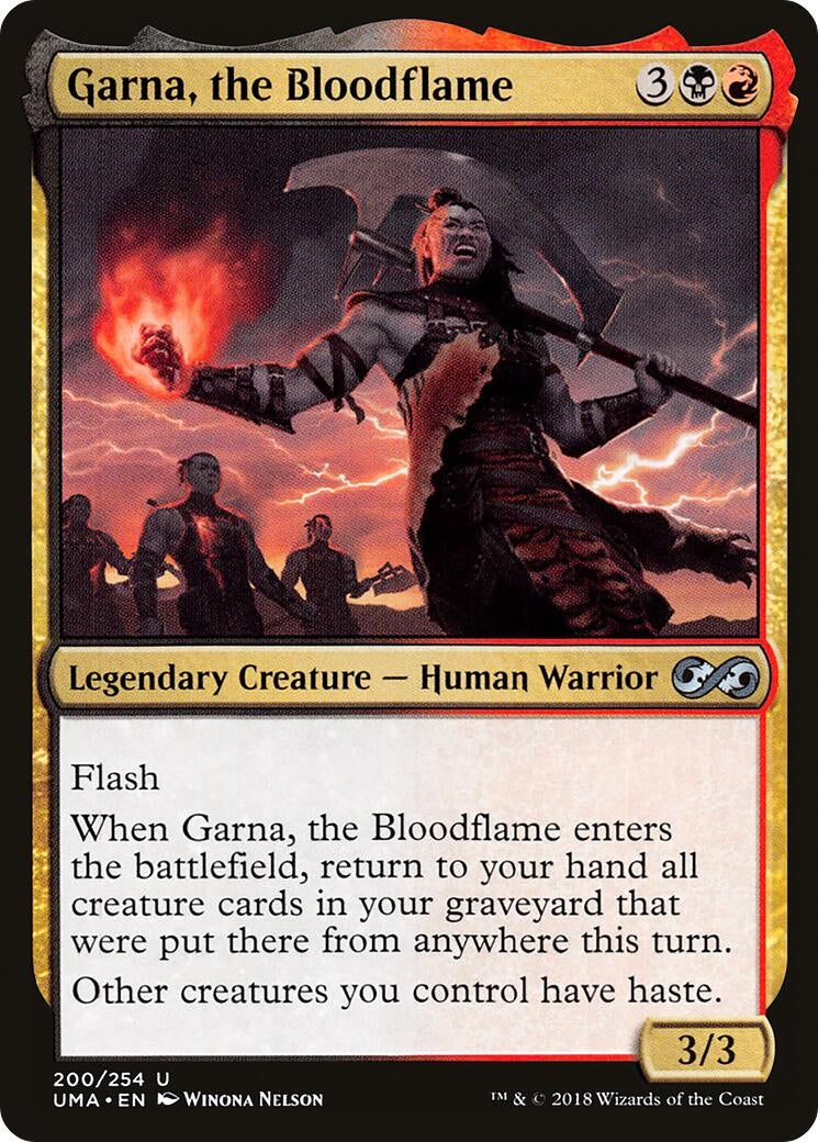 Image for Garna, the Bloodflame (200) (Ultimate Masters) - Magic: The Gathering