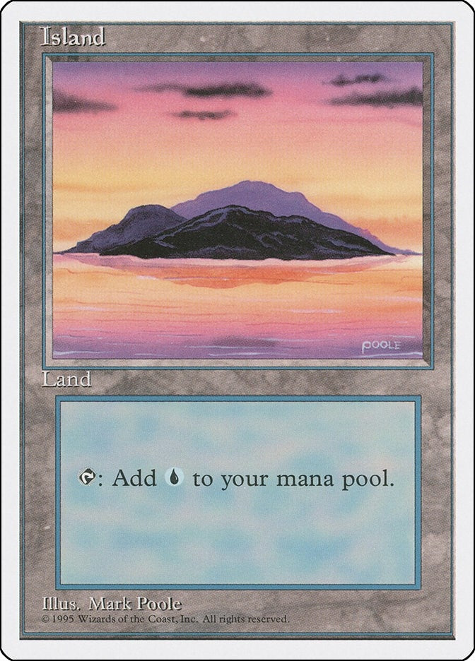 Image for Island (A) (179) (Fourth Edition) - Magic: The Gathering