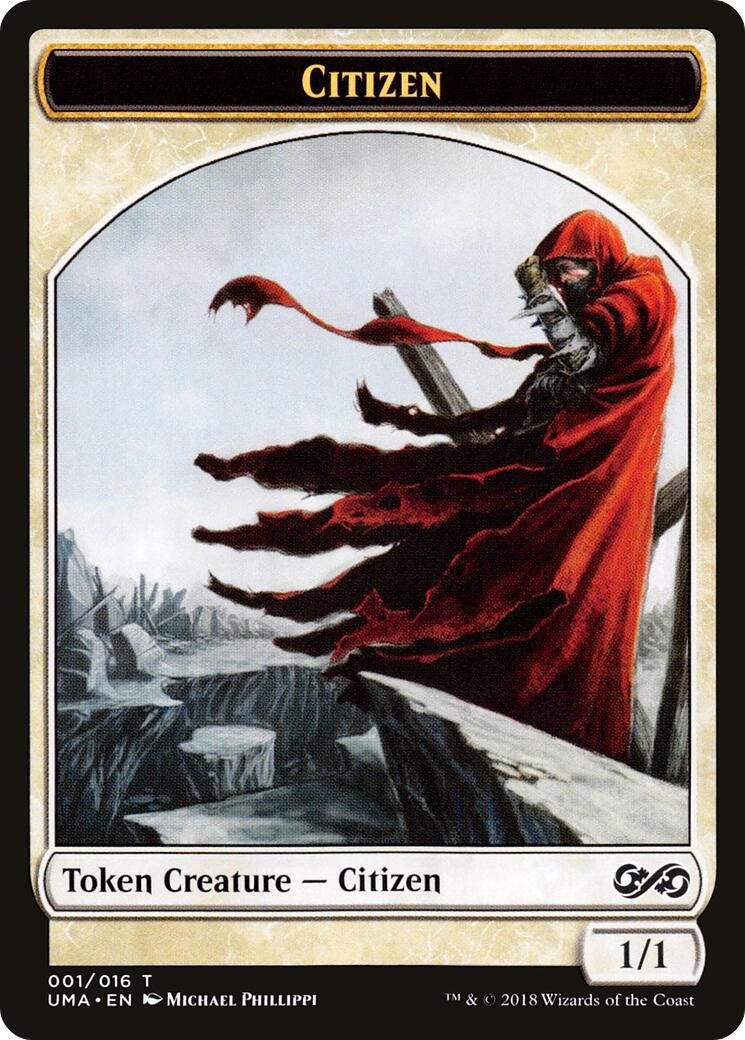Image for Citizen Token (1) (Ultimate Masters) - Magic: The Gathering